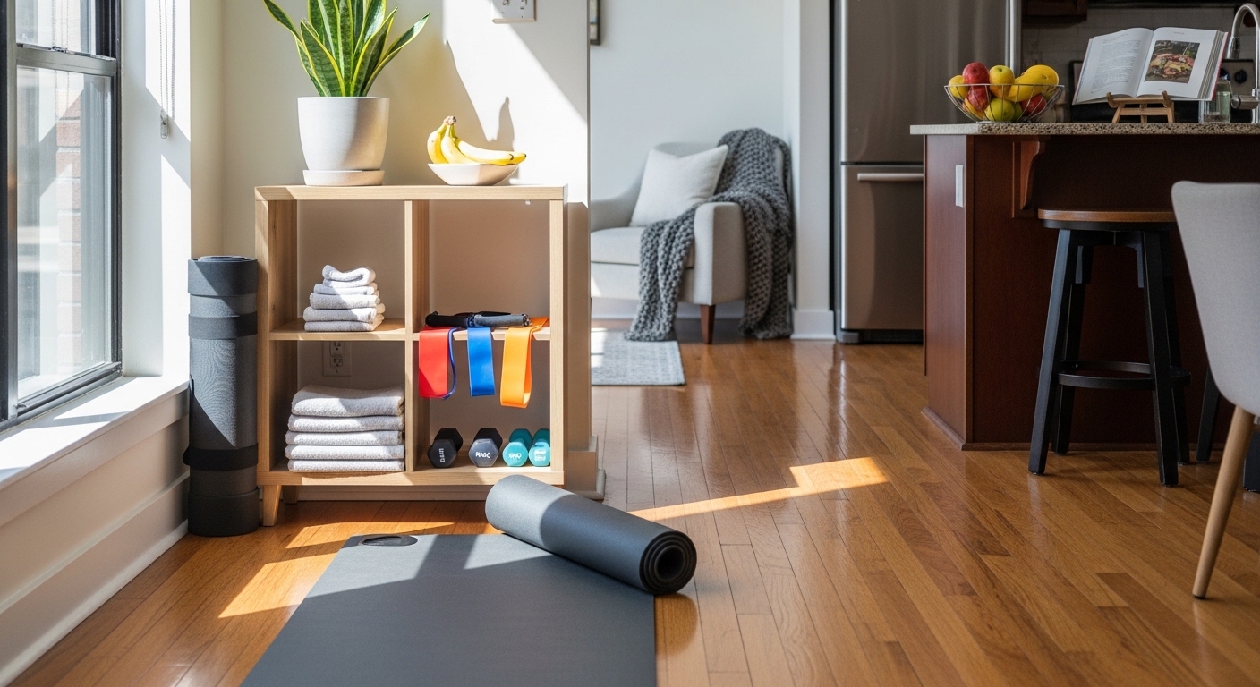 Как обустроить комфортную зону для домашних тренировок