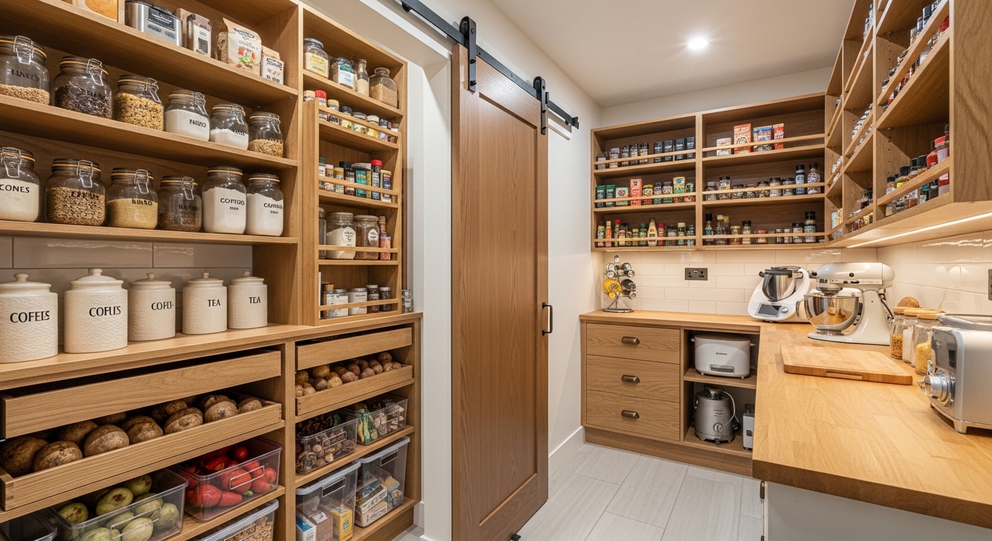 Как обустроить практичную и удобную кладовую в доме