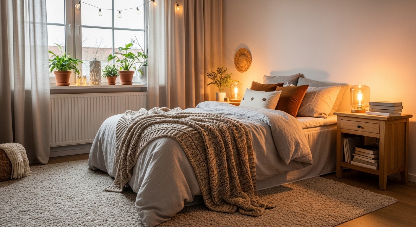 Создаем уют в спальне: идеи по освещению и декору для комфортного отдыха