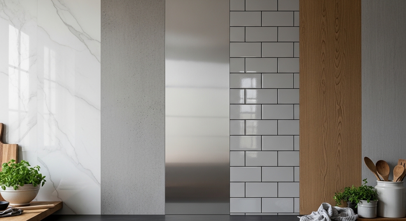 Современные материалы для отделки стен на кухне: что выбрать?