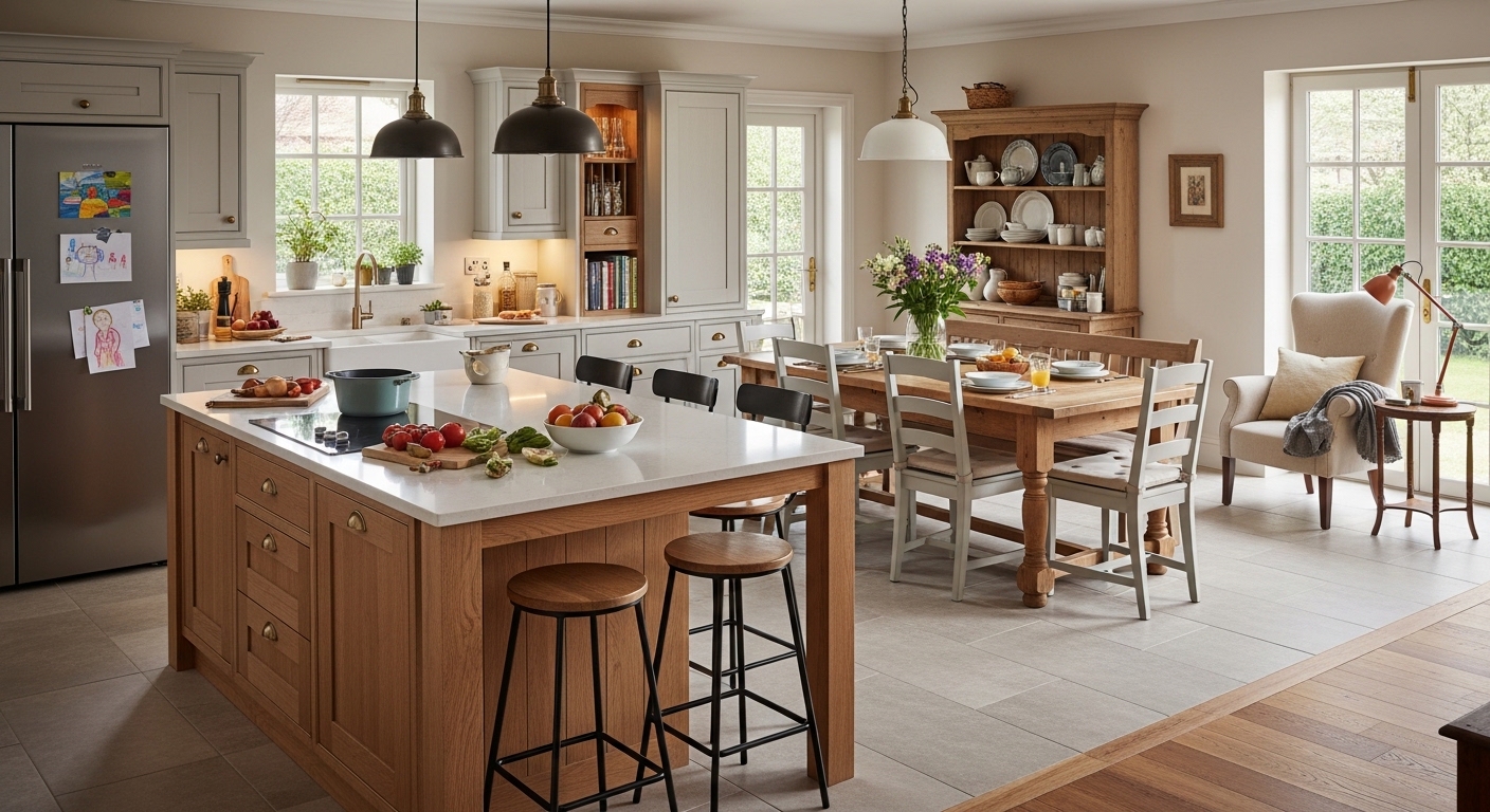 Дизайн и выбор мебели для семейной кухни: советы и тренды