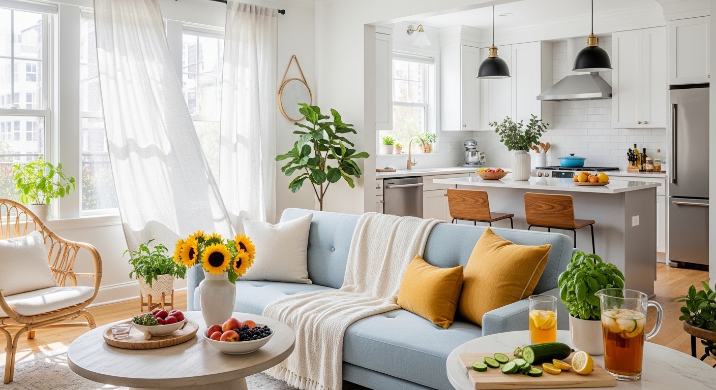 Как подготовить квартиру к лету: ремонт и обновление интерьера