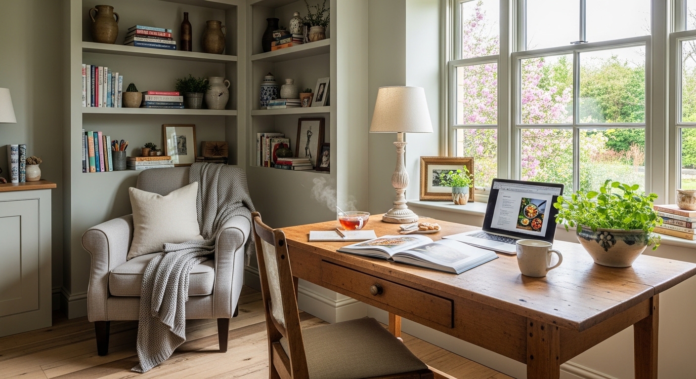 Обустраиваем уютный домашний кабинет в загородном доме