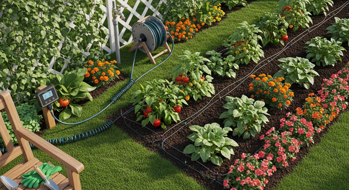 Современные системы автоматического полива для сада и огорода
