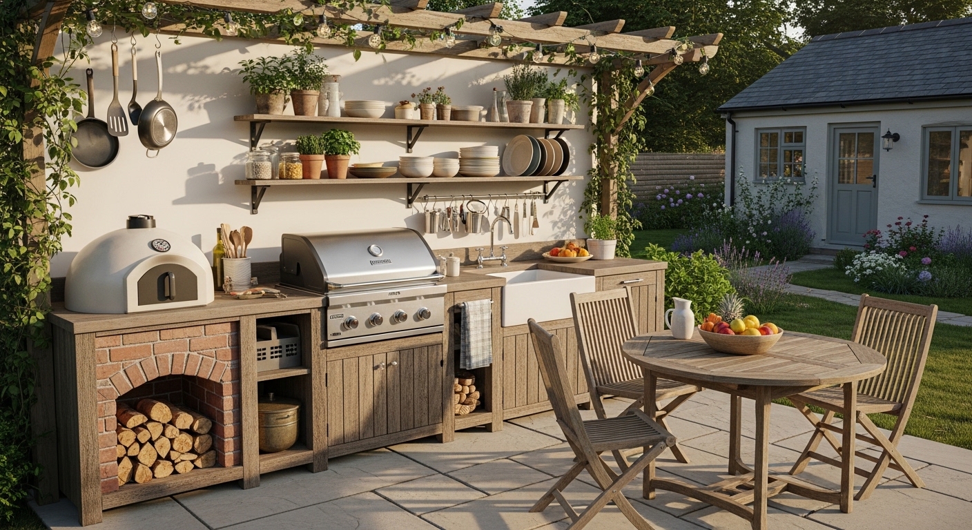 Ремонт и обустройство уличной кухни: советы и идеи для дачи