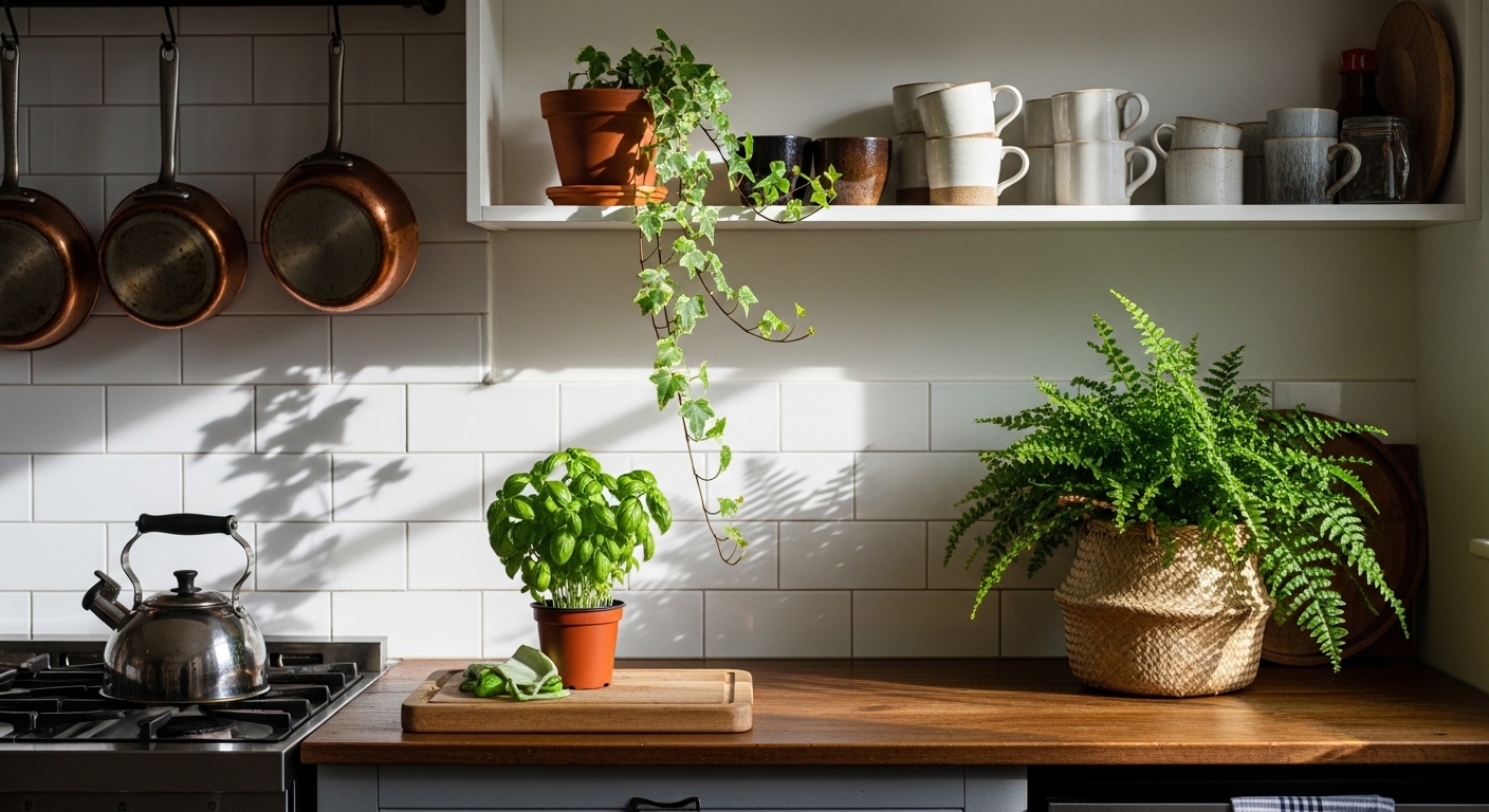Практичные идеи по декору кухни с помощью растений: советы и идеи