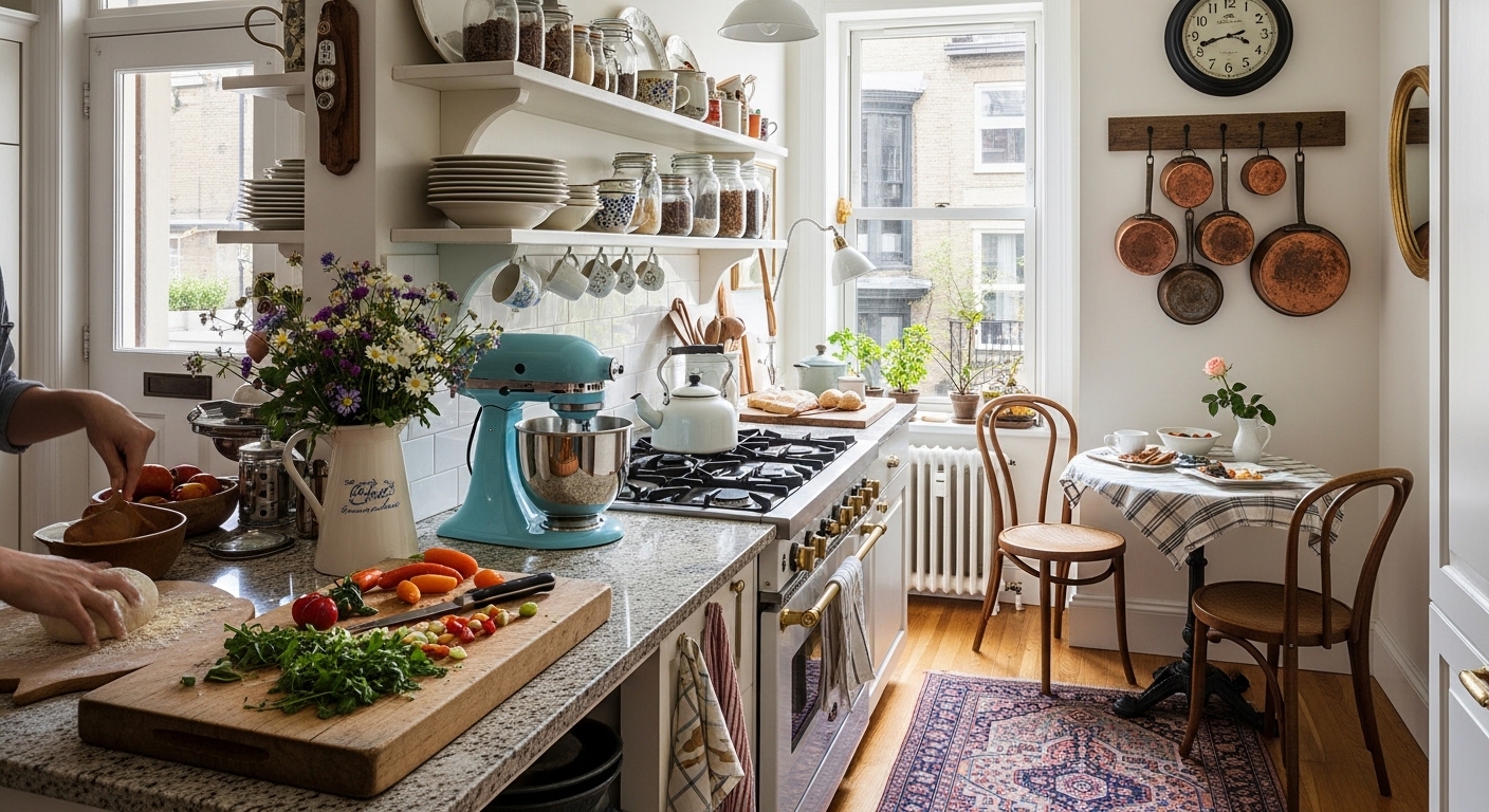Идеи оформления кухни с винтажными деталями для уютного интерьера