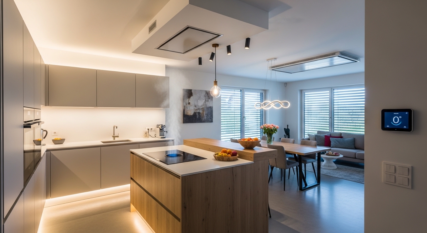 Современные системы автоматизации освещения и климата для дома