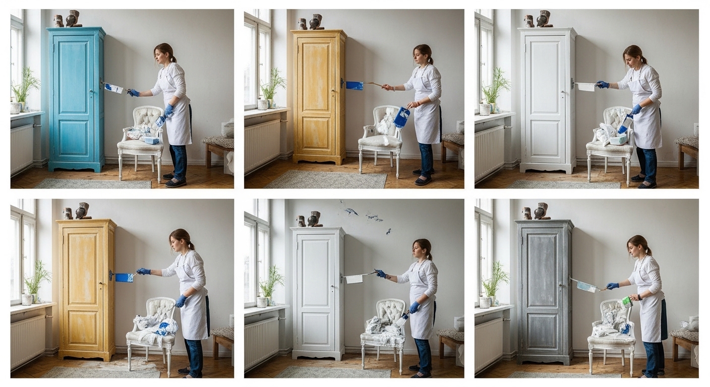 Как самостоятельно покрасить мебель и обновить интерьер: пошаговая инструкция