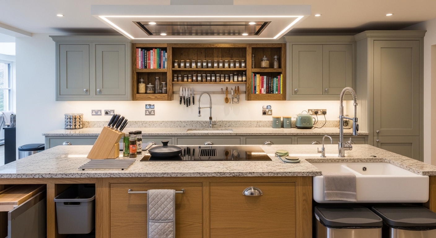 Как оформить рабочую зону на кухне для комфортной готовки