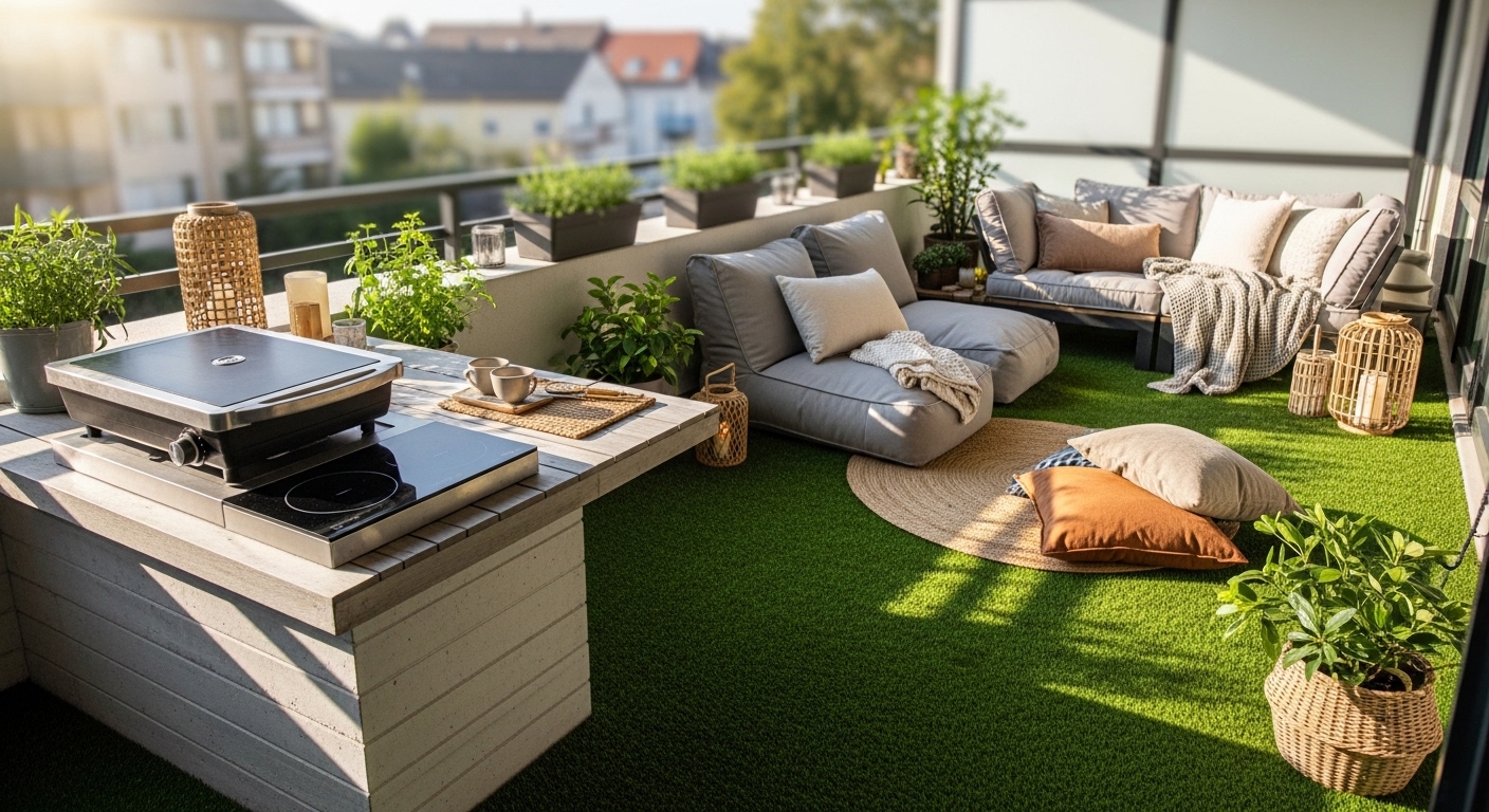 Создаем уютную зону отдыха с искусственным газоном: советы и идеи